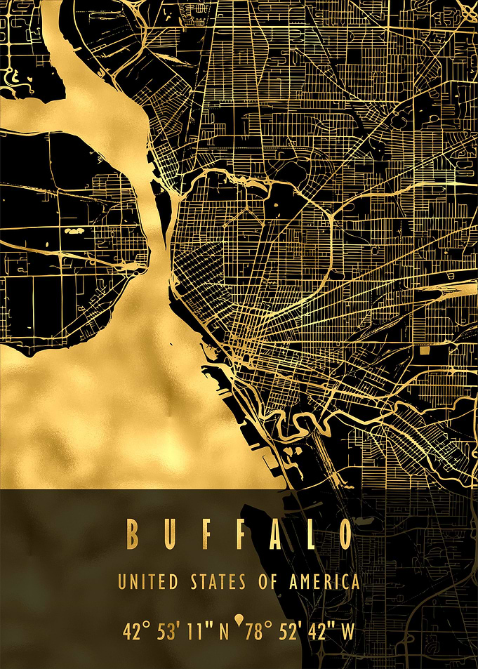 BUFFALO MAP USA