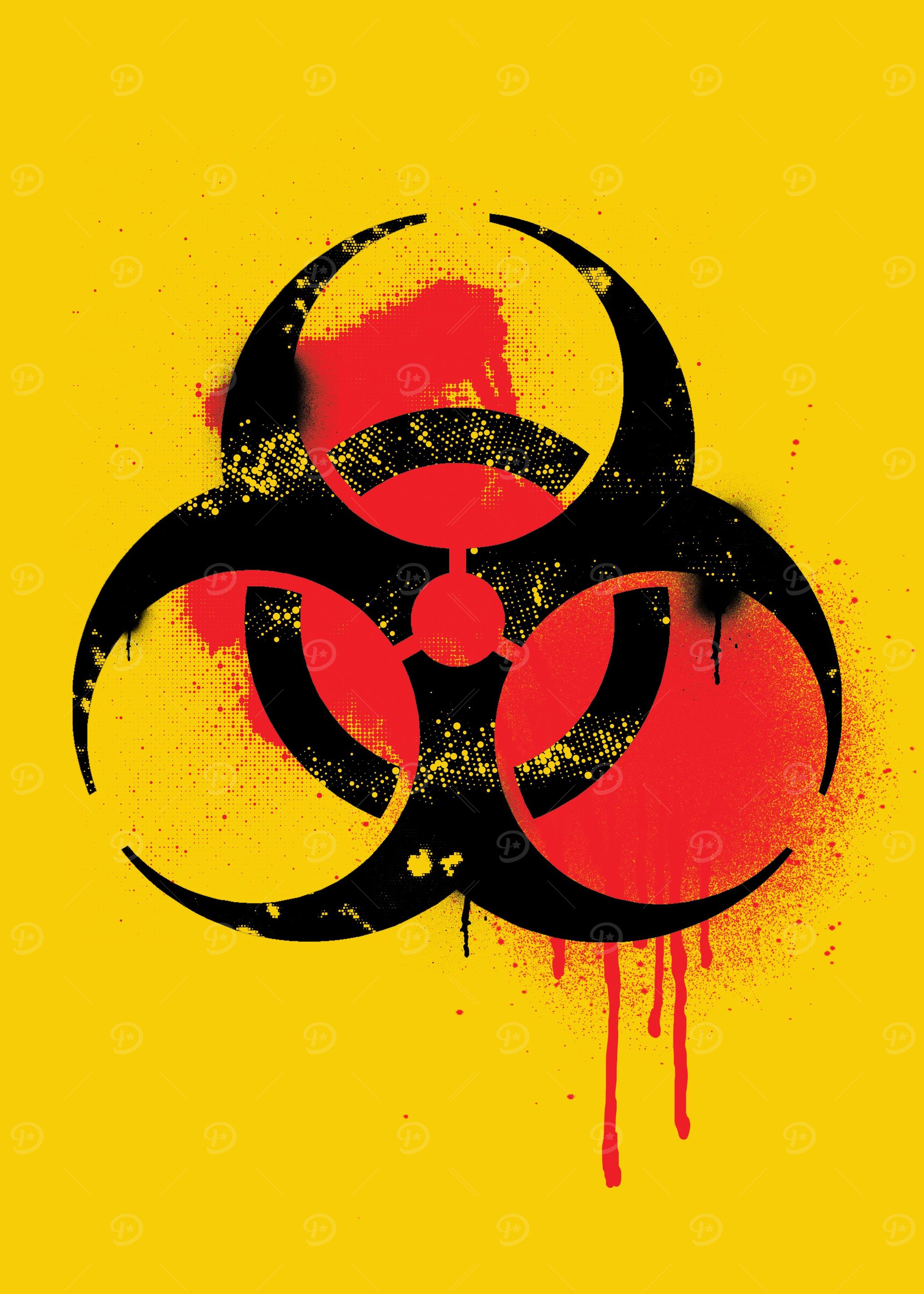 Biohazard Toxic Waste Logo