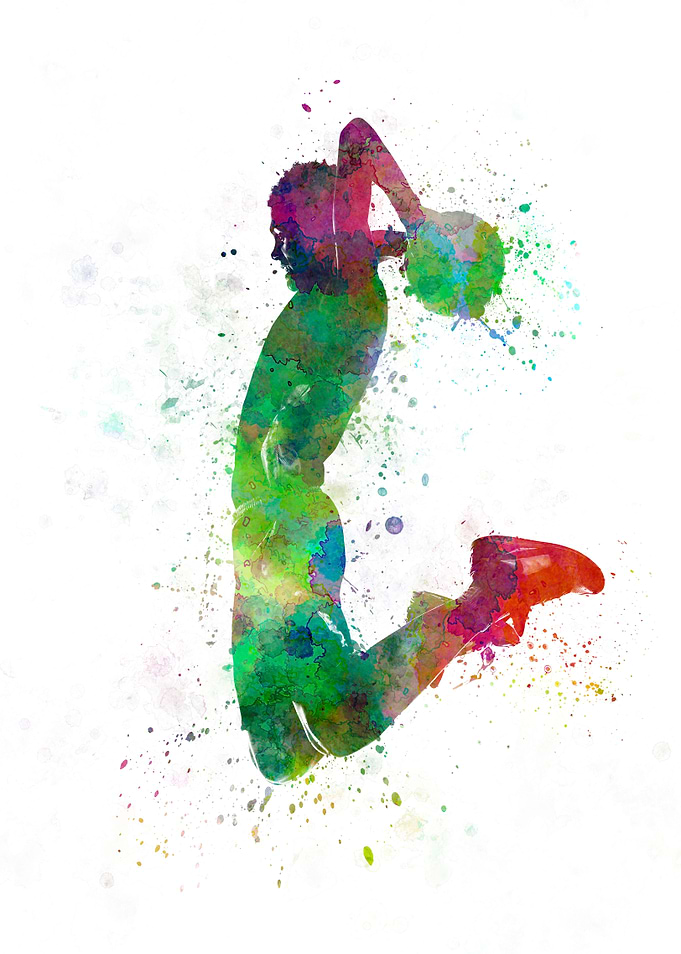 young basketball player