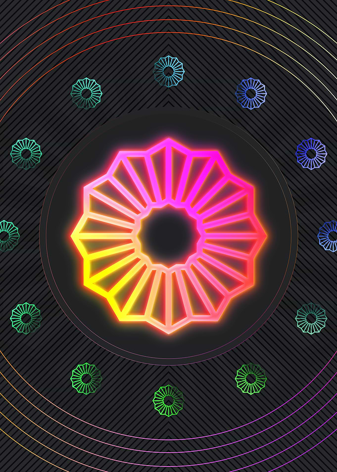Neon Magic Seal Sign Sigil