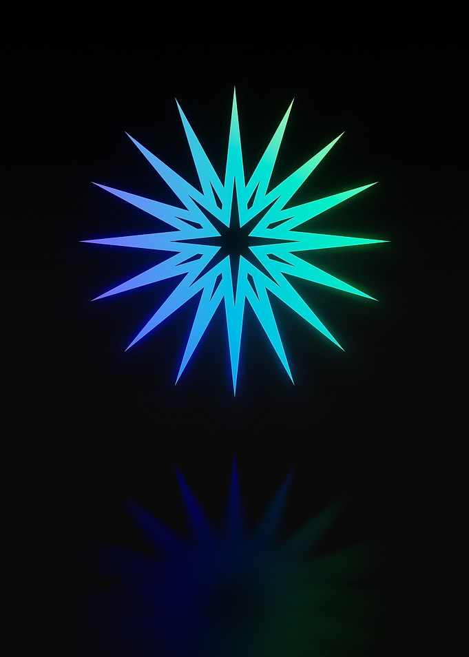 Neon Magic Seal Sign Sigil