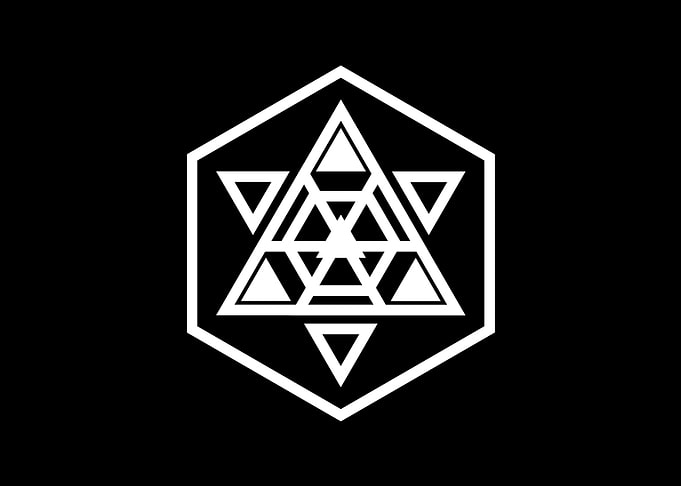 White Glyph Mandala Rune