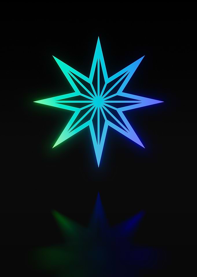 Neon Magic Seal Sign Sigil