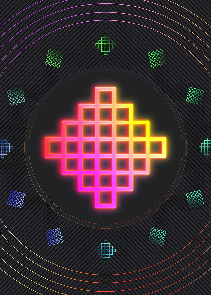 Neon Magic Seal Sign Sigil