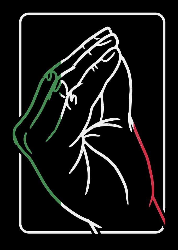 Italy Italian Heart Flag H