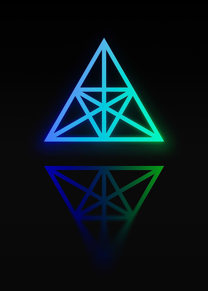 Neon Glyph Mandala Rune