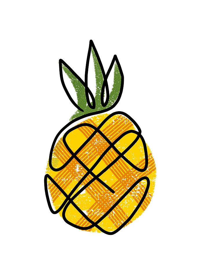 Fresh Yellow Pineapple