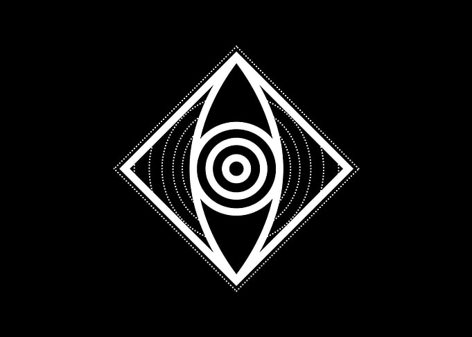Black Sacred Geometry Rune