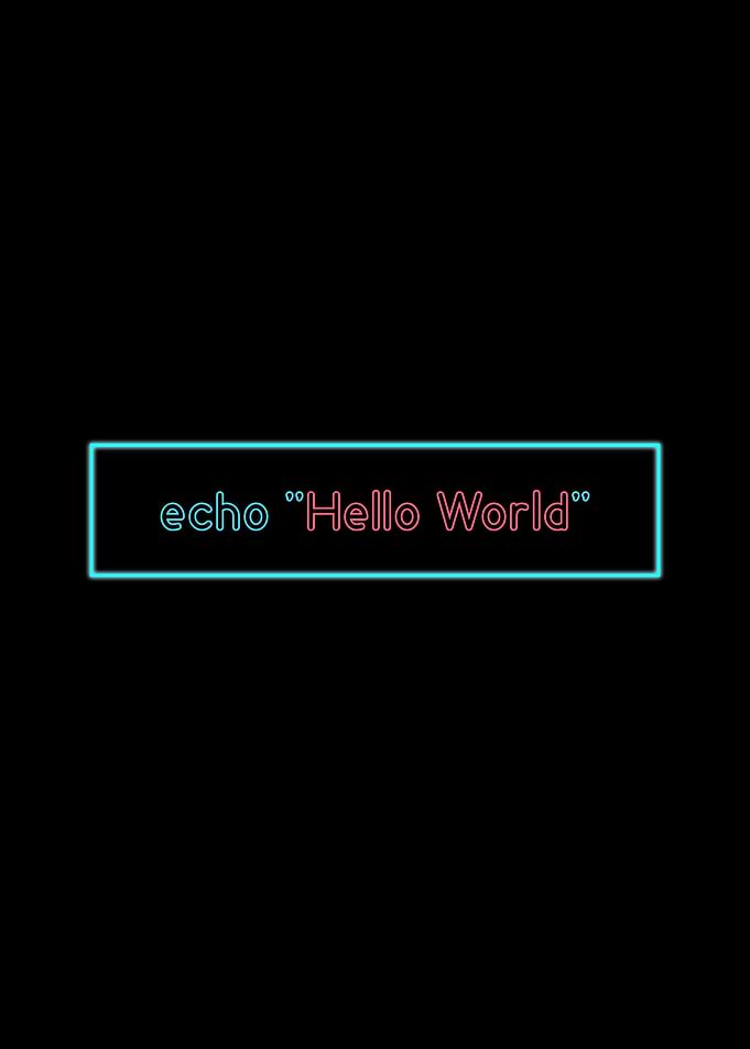 Hello World Bash
