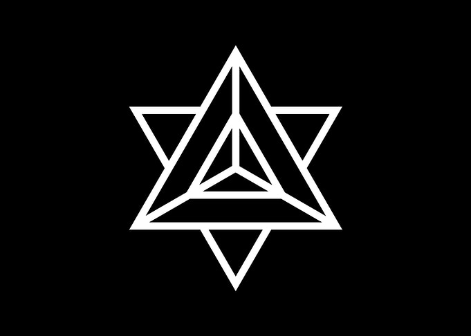 Black Glyph Mandala Rune