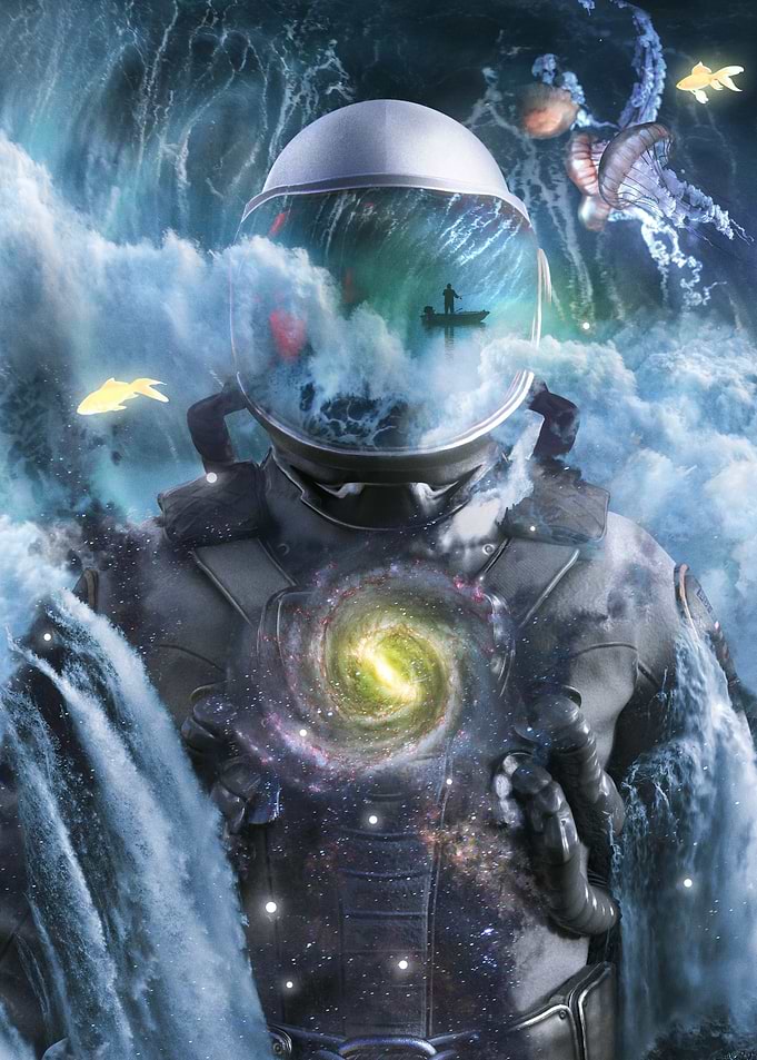 Astronaut In The Ocean