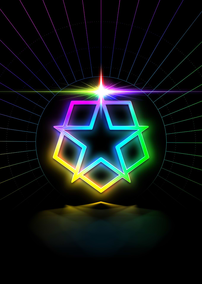 Neon Magic Seal Sign Sigil