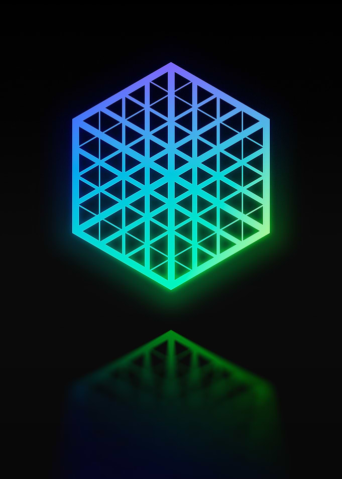 Neon Glyph Mandala Rune