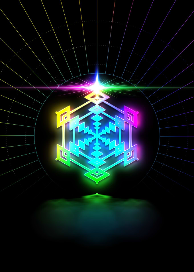 Neon Magic Seal Sign Sigil
