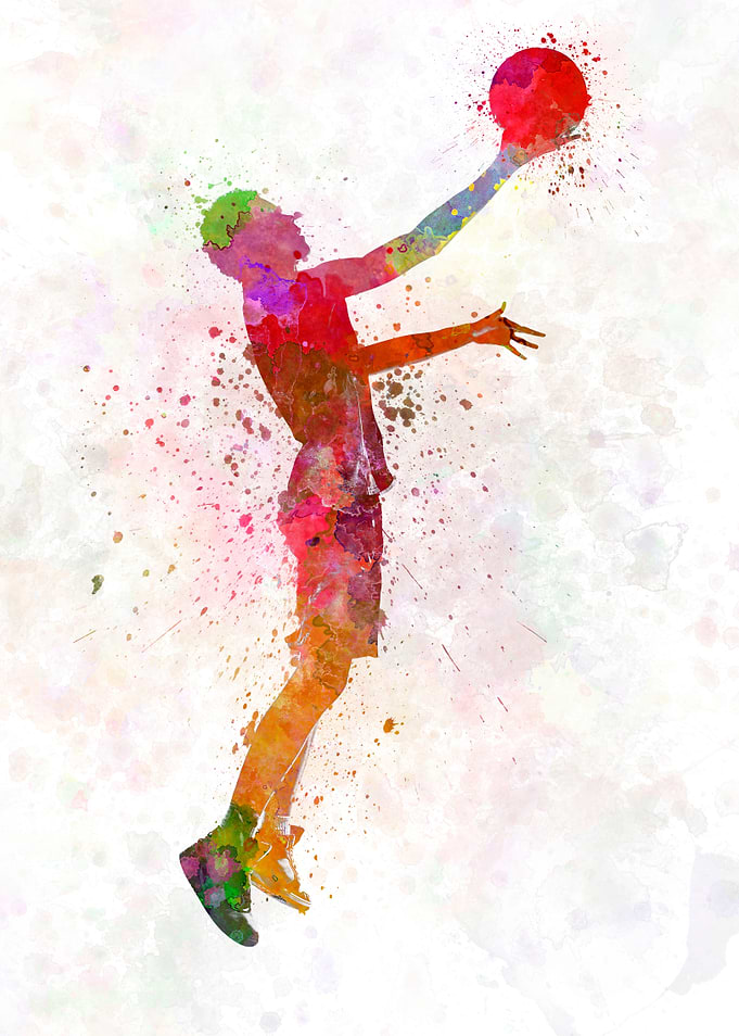 young basketball player