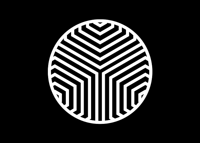 Black Geometric Glyph Rune