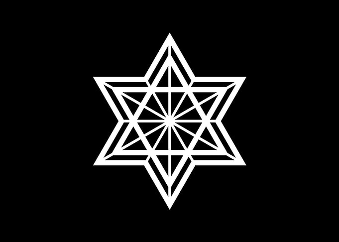 White Glyph Mandala Rune