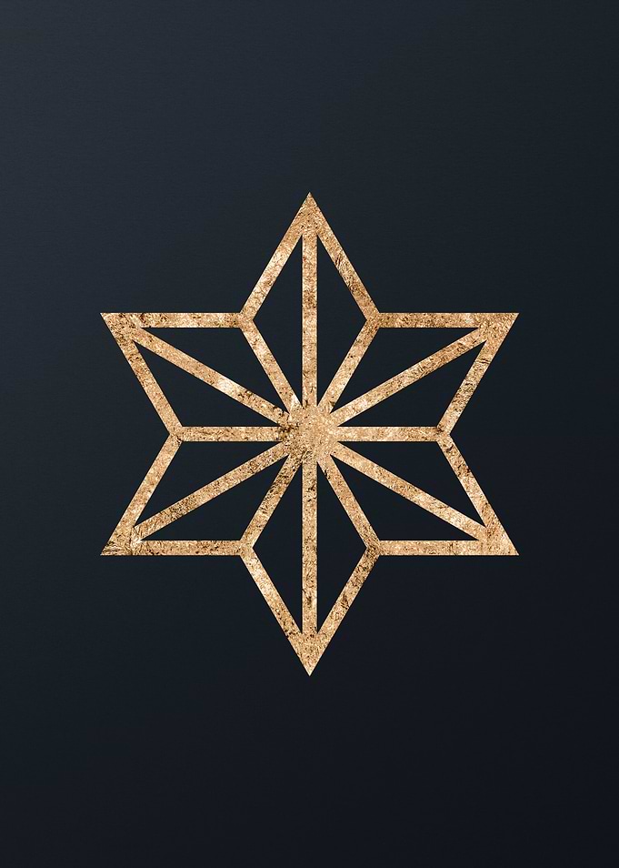Gold Glyph Mandala Rune