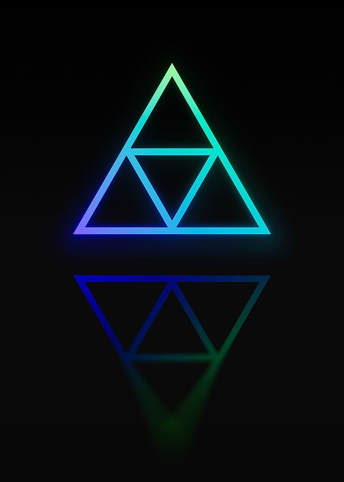 Neon Glyph Mandala Rune