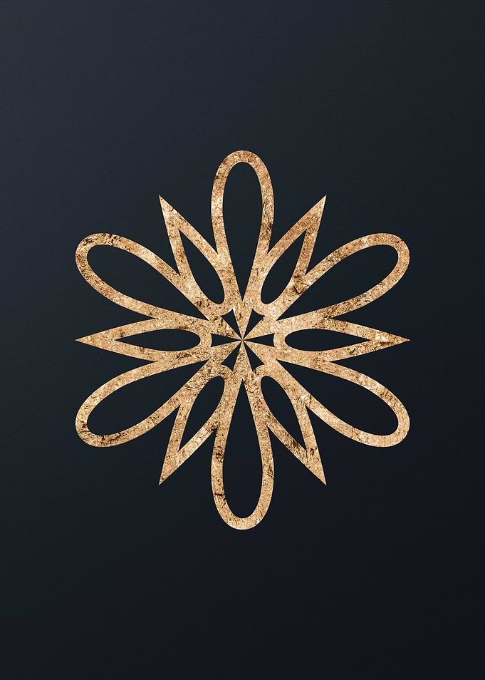 Gold Magic Seal Sign Sigil