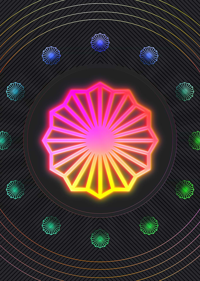 Neon Magic Seal Sign Sigil