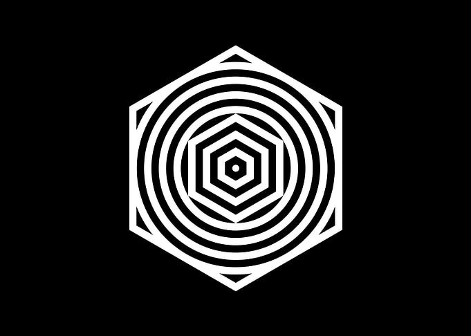Black Glyph Mandala Rune