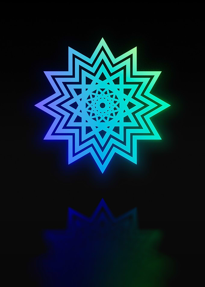 Neon Magic Seal Sign Sigil
