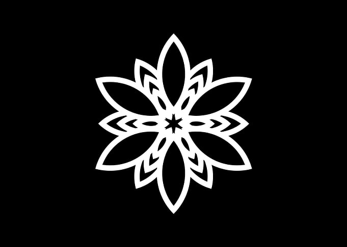Black Sacred Geometry Rune