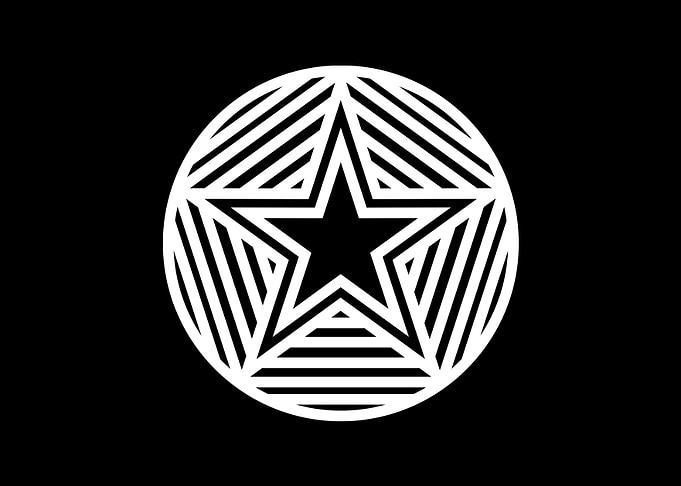 Black Sacred Geometry Rune