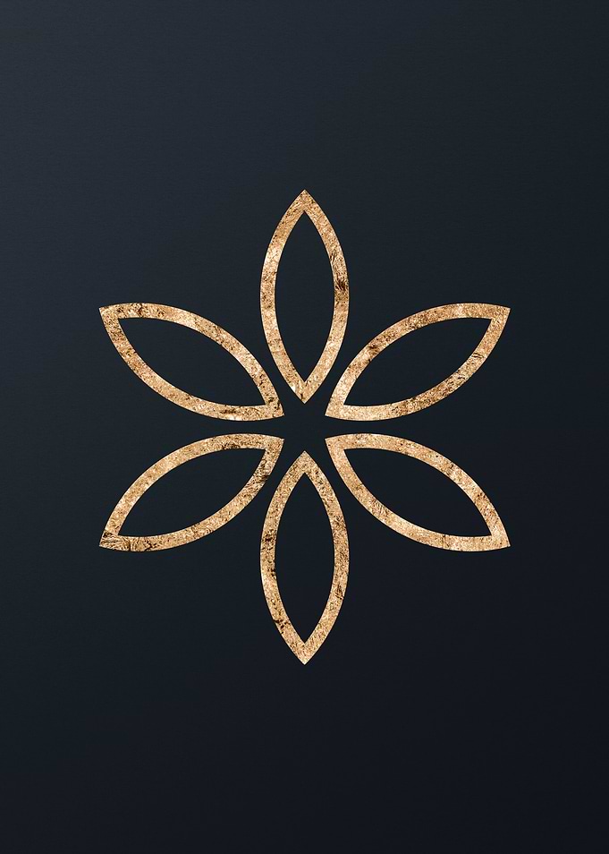 Gold Geometric Glyph Sigil