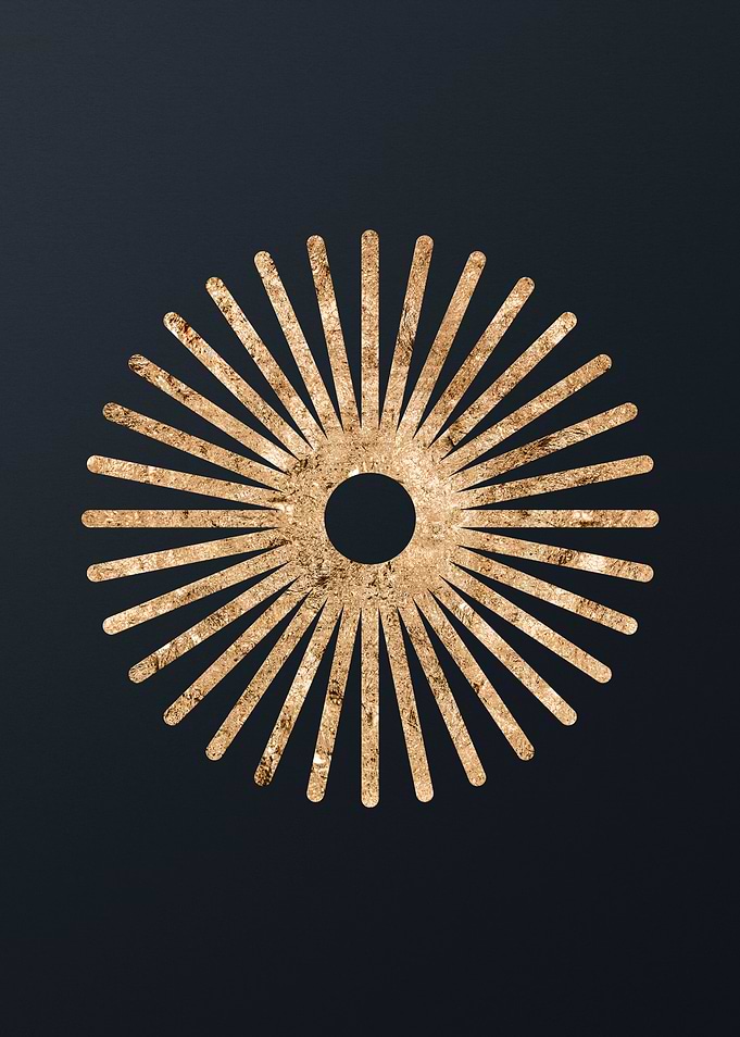 Gold Magic Seal Sign Sigil