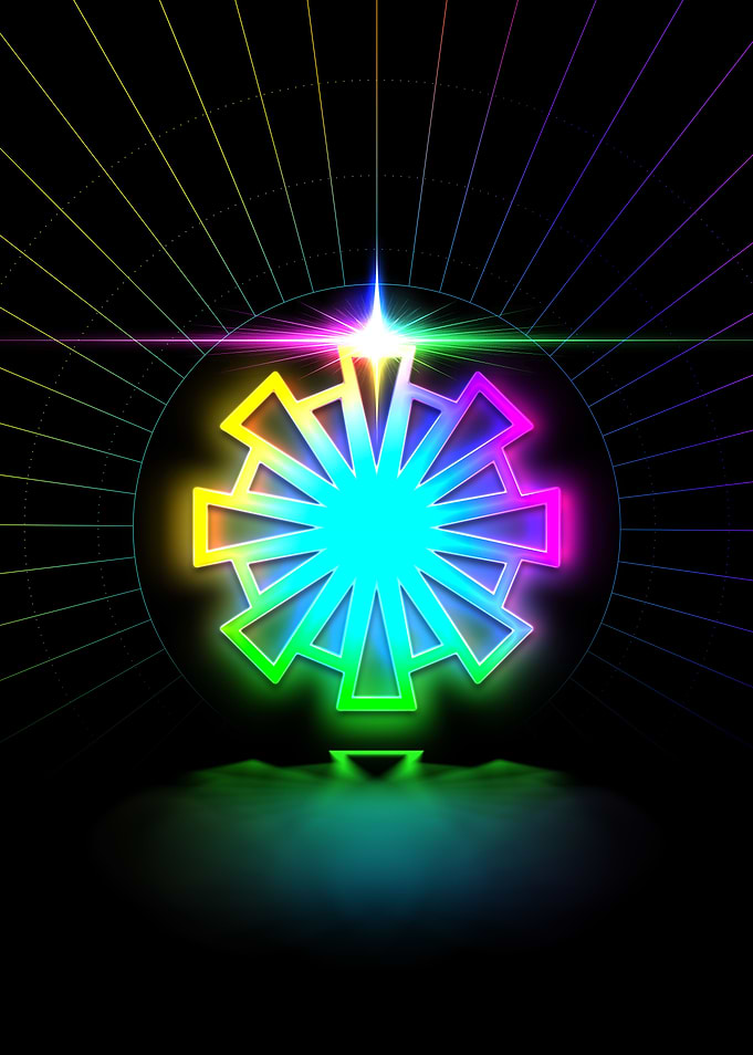 Neon Magic Seal Sign Sigil