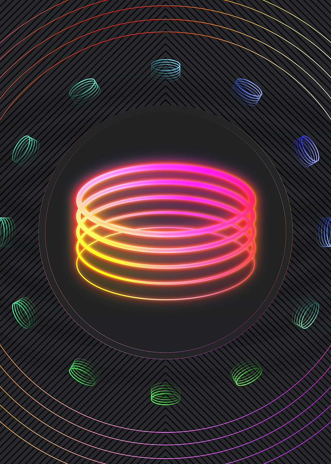 Neon Magic Seal Sign Sigil