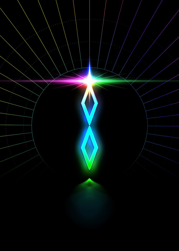 Neon Glyph Mandala Rune