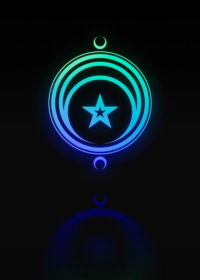 Neon Magic Seal Sign Sigil