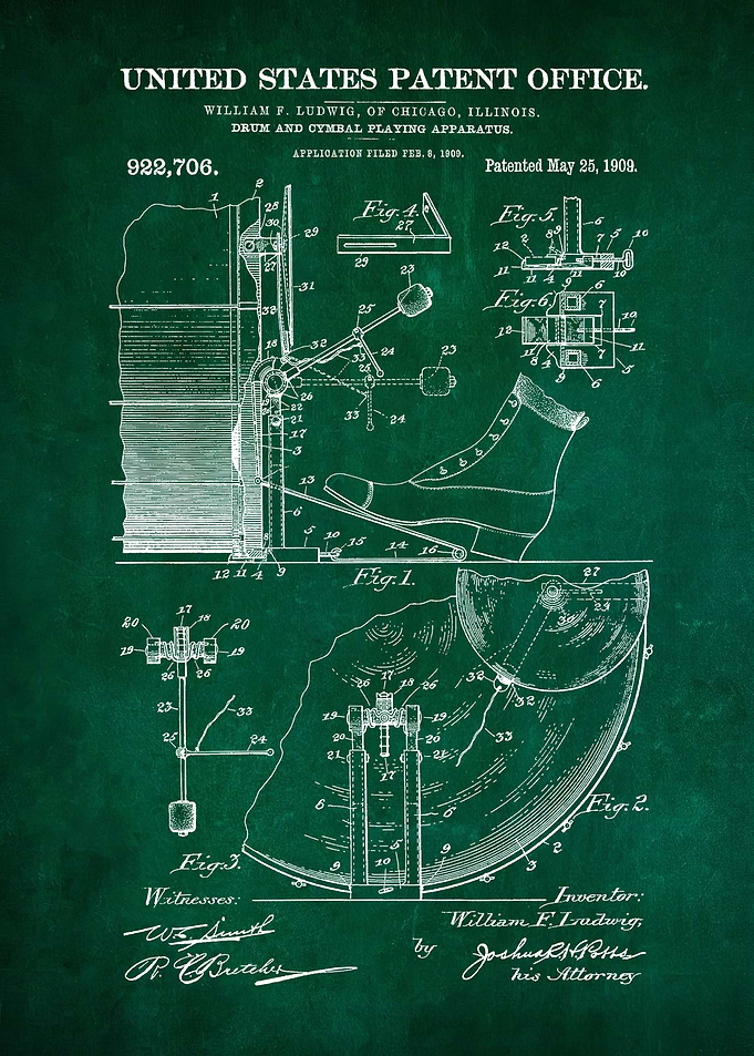 44 Drum And Cymbal Pedal