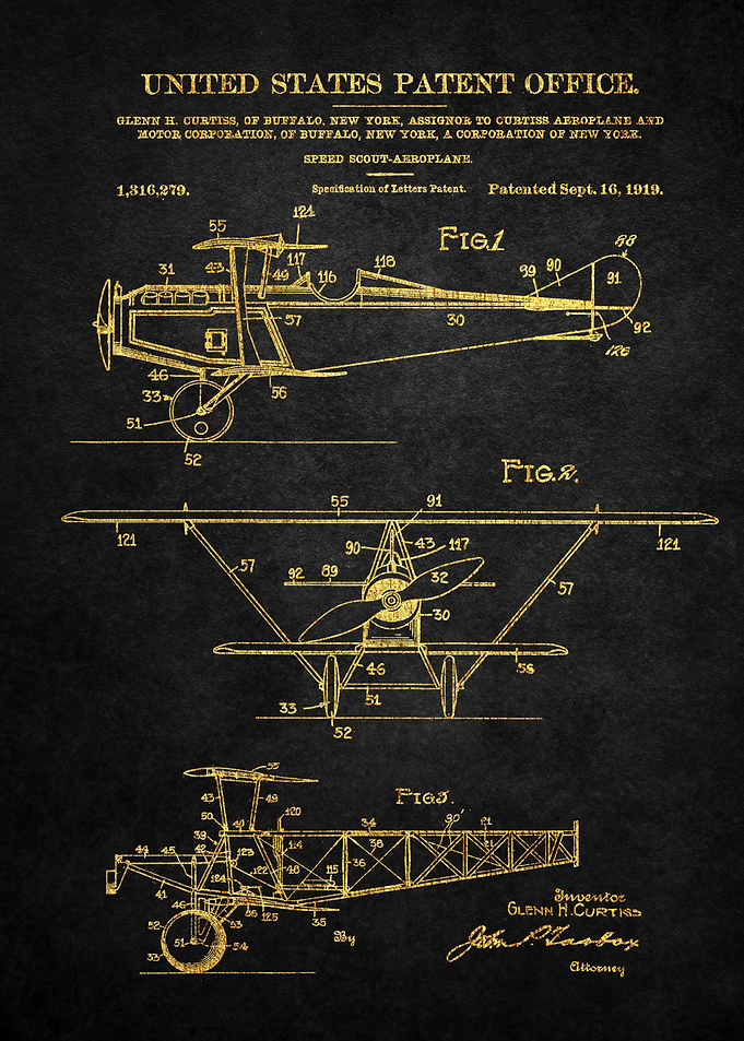 24 Curtiss Scout Airplane
