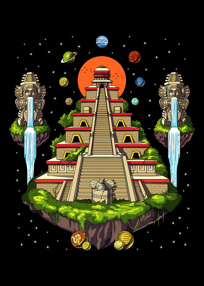Space Aztec Pyramid