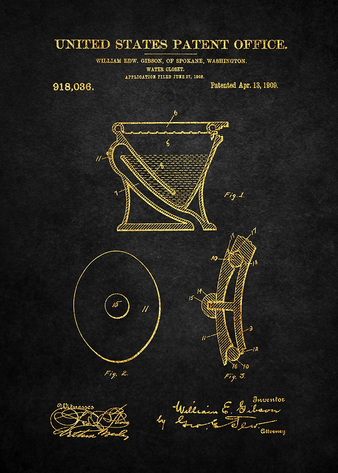 15 Water Closet Patent