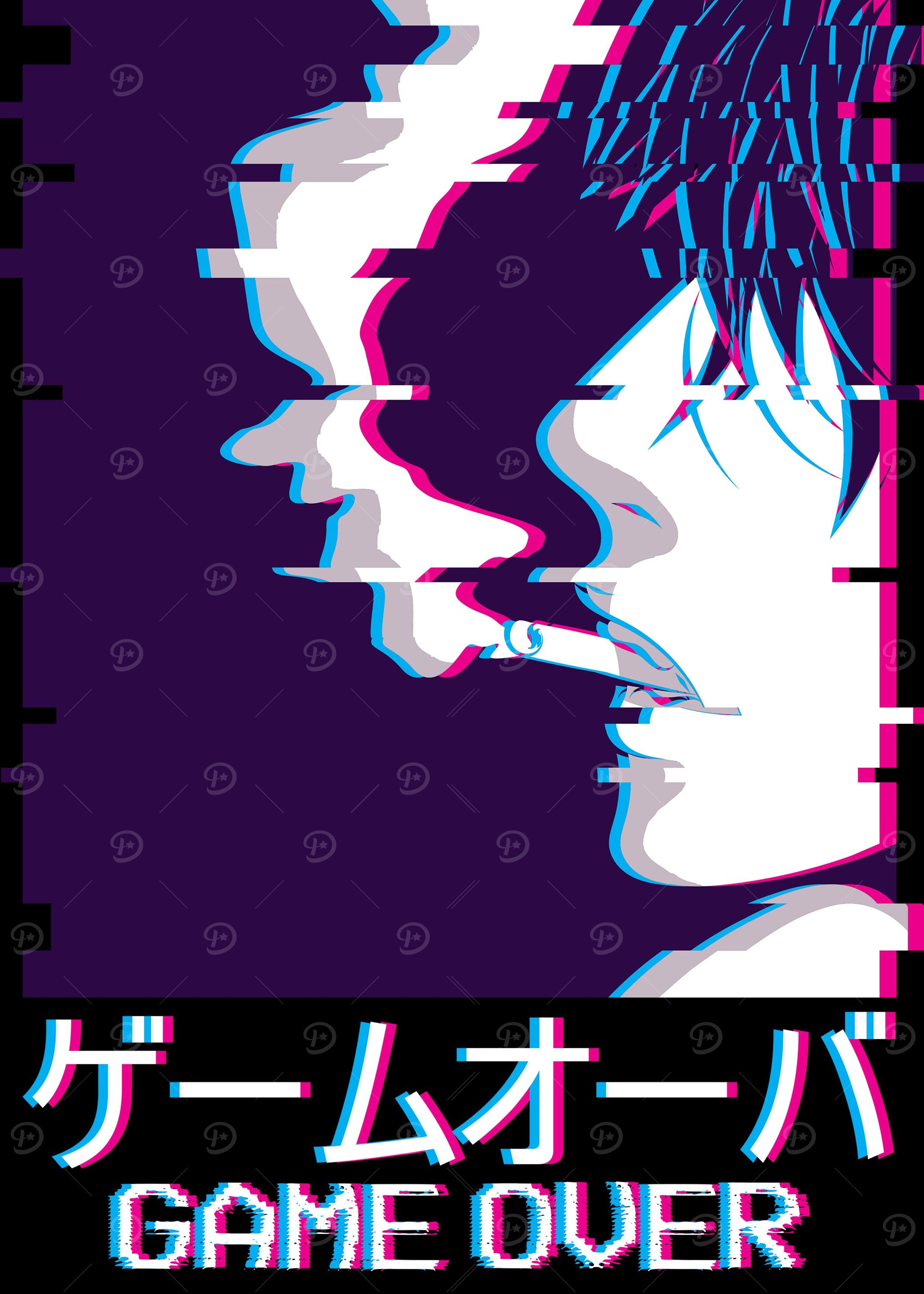 Smoking Anime Boy Glitch