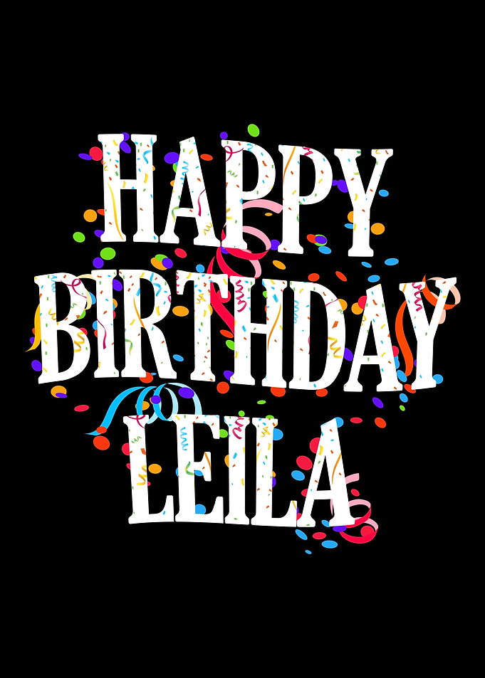 Happy Birthday Leila