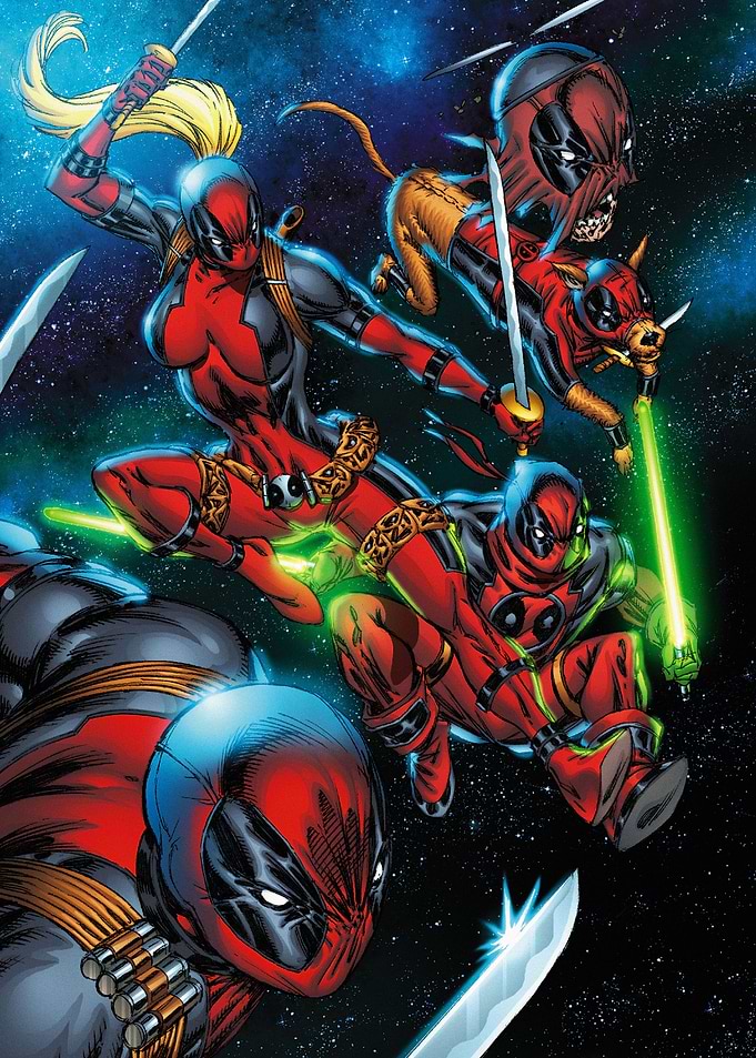 Deadpool Corps in Space