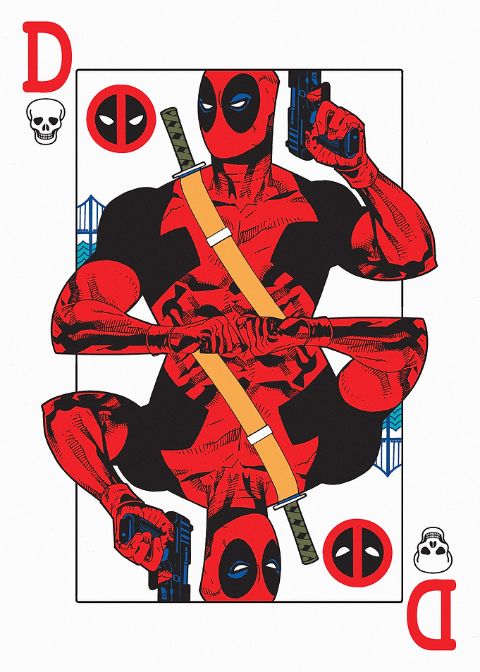 Deadpool Playing Card
