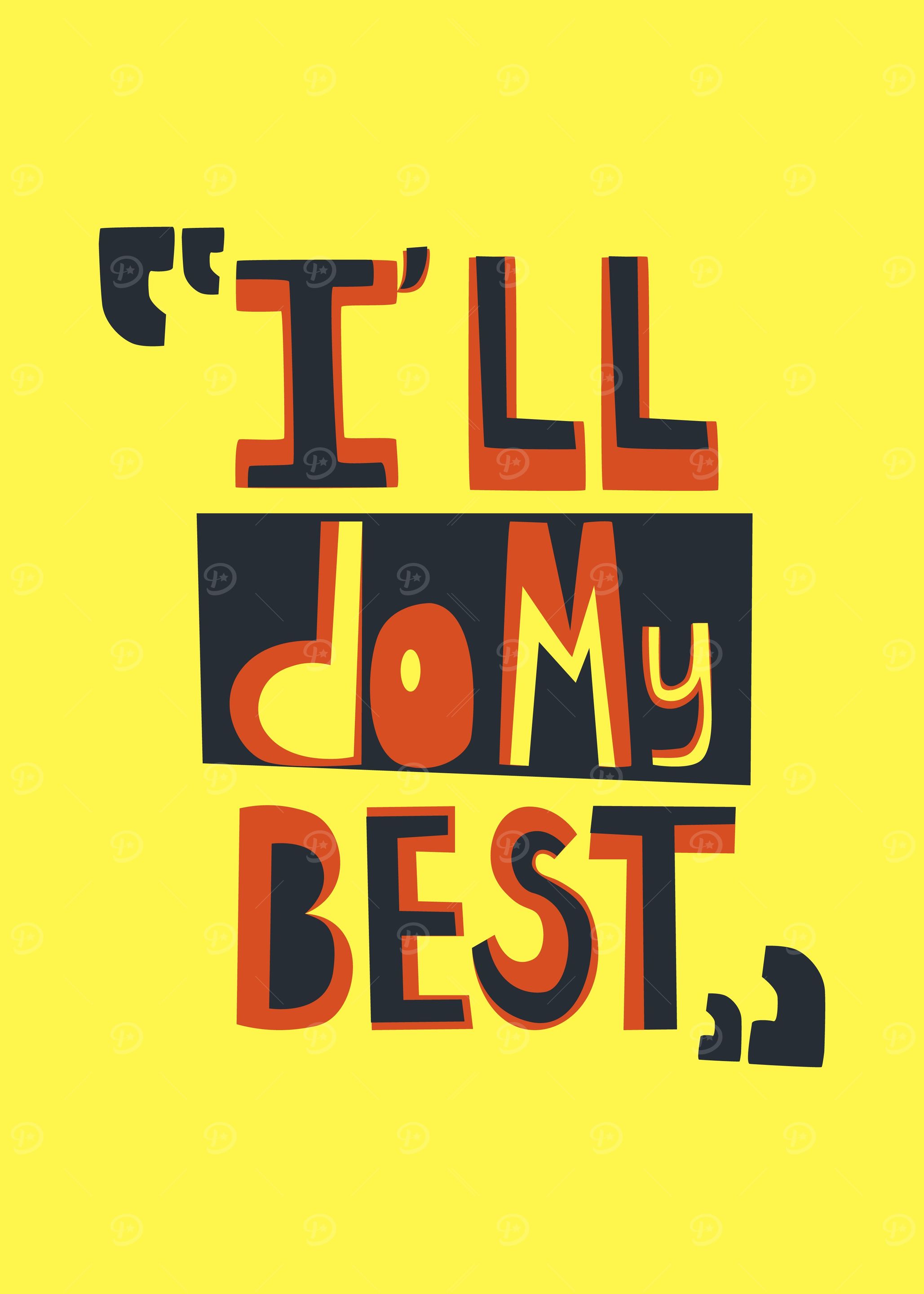 I Will Do My Best