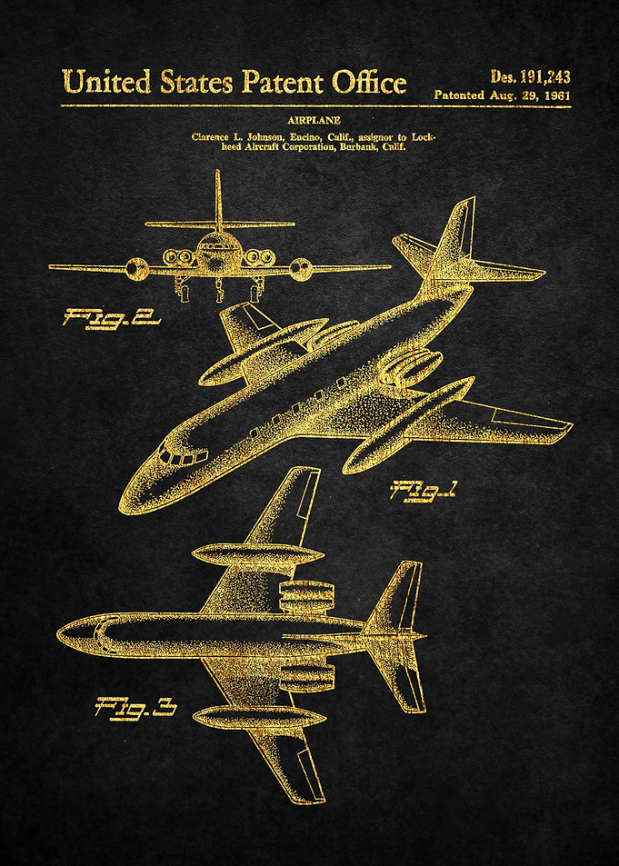 25 1961 Lockheed Airplane
