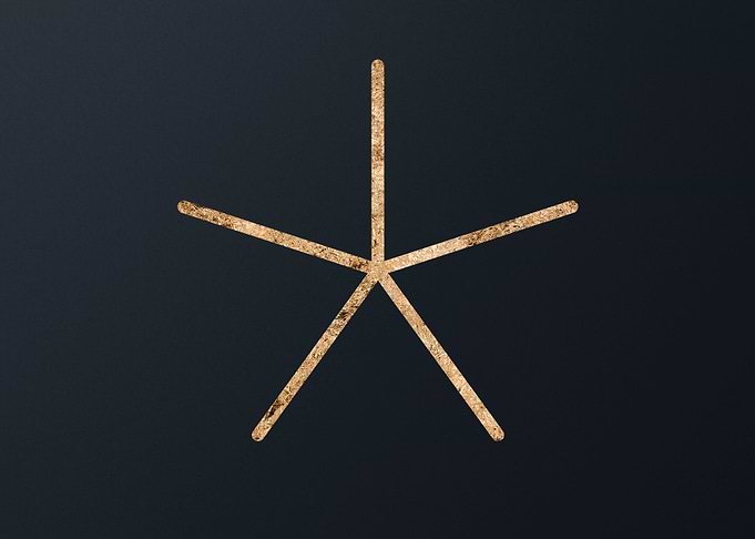 Gold Geometric Glyph Sigil
