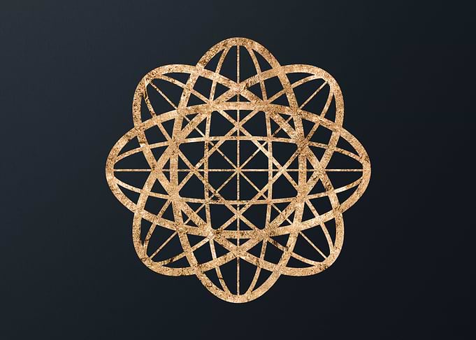 Gold Magic Seal Sign Sigil
