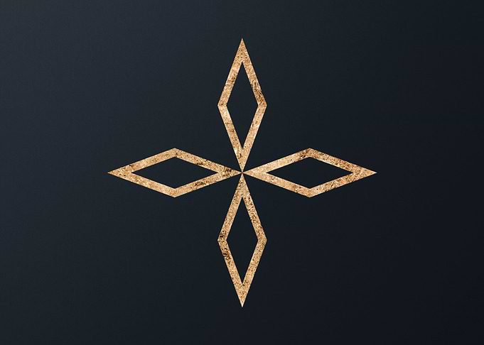 Gold Glyph Mandala Rune