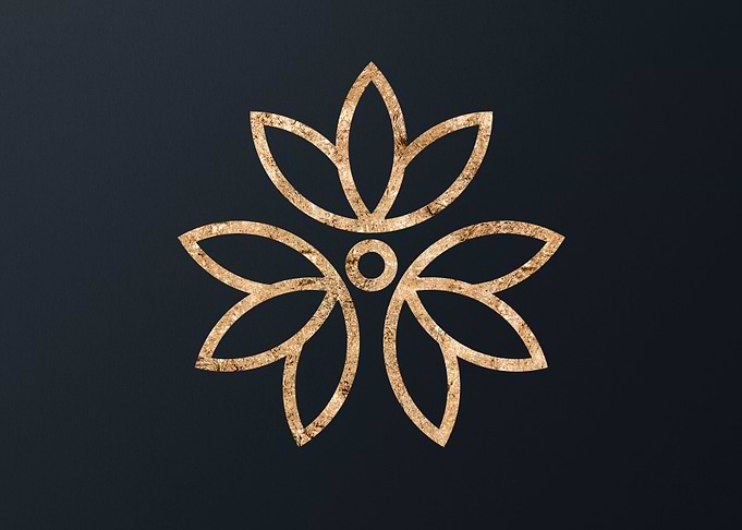 Gold Glyph Mandala Rune