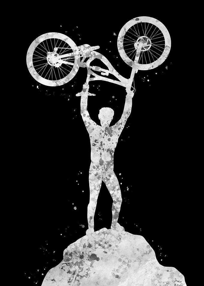Mountain biker
